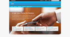 Desktop Screenshot of citiretailservices.com